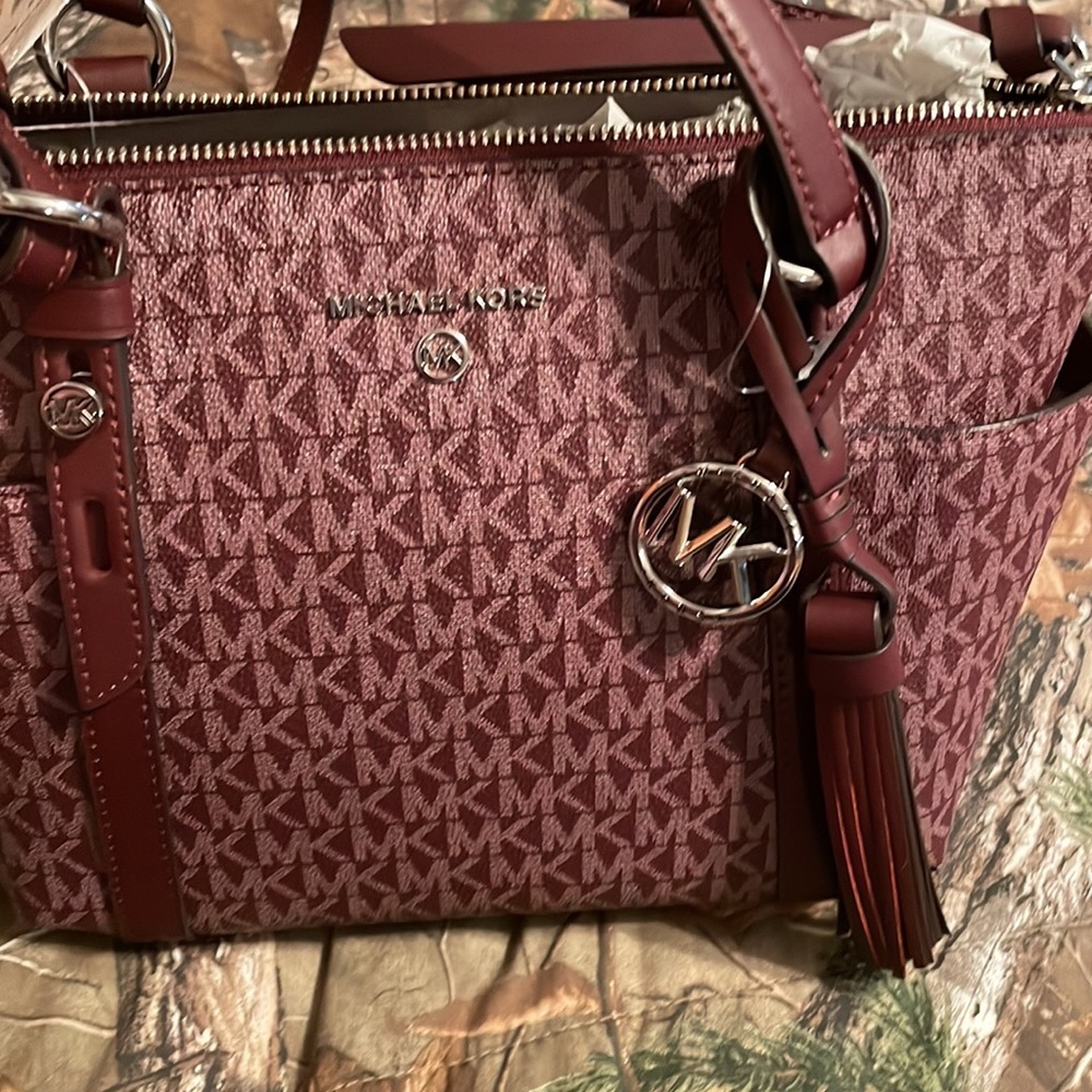 Brand New Michael Kors merlot purse.